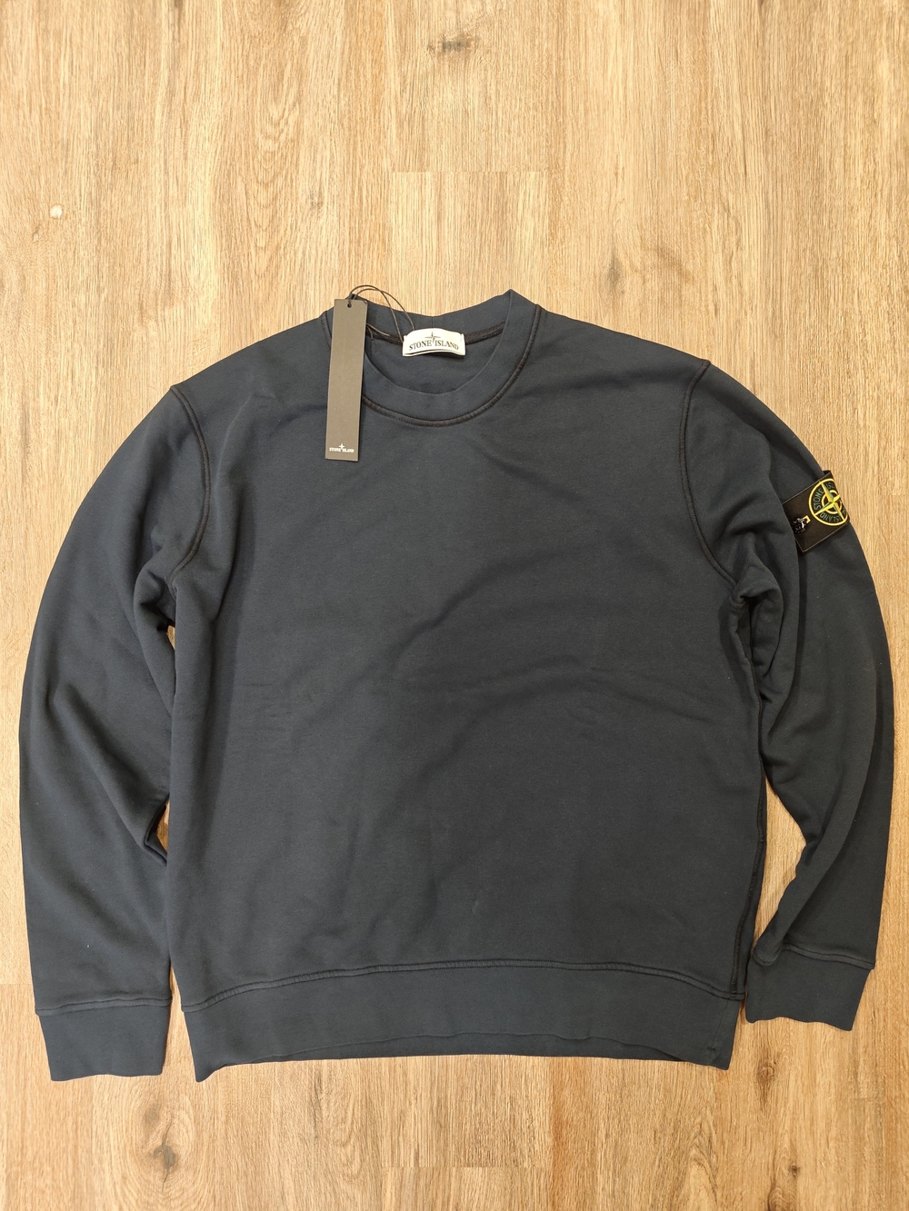 [TOP] Stone Island Men's Navy Crewneck Sweatshirt